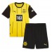 Borussia Dortmund Donyell Malen #21 Replica Home Minikit 2024-25 Short Sleeve (+ pants)